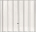 PORTE GARAGE BASCULANTE DEBORD.2375X2000 TÔLE ACIER NERVURÉ VERTIC. RAL 9016+RAIL DIMENSION HORS TOUT :2480 X 2070